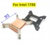 For Intel 1700 1200 PC HTPC CPU Heatpipe 6 Holes Copper Board Clamps Fixture Block Conduction 6mm Diam Fanless Cooling Radiator